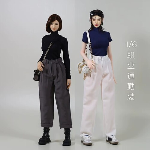 HAILI TOYS 1/6职场通勤休闲人偶服装HF012 女兵人衣服配件