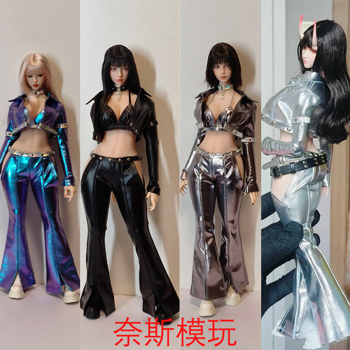 1/6 赛博朋克风格 黑夜骑士系列 娃衣 女兵人 可动人偶服饰配件