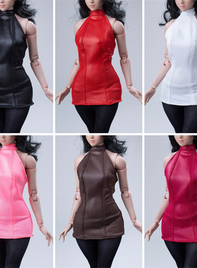 现货CTC-007 1/6 艾达王高品质露背套脖长裙+丝袜可配AT202 AT203