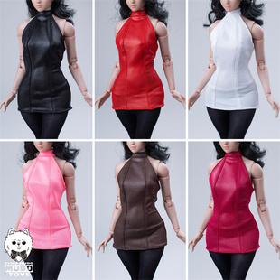 现货CTC-007 1/6 艾达王高品质露背套脖长裙+丝袜可配AT202 AT203