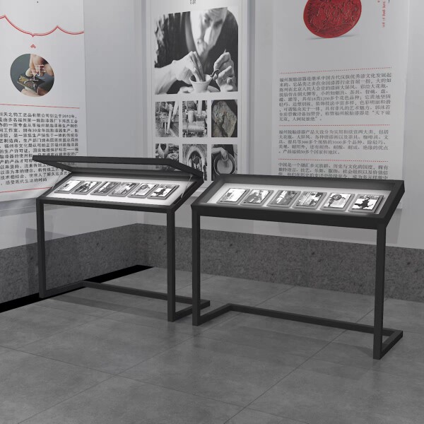 北京博物馆展柜玻璃钢制液压
