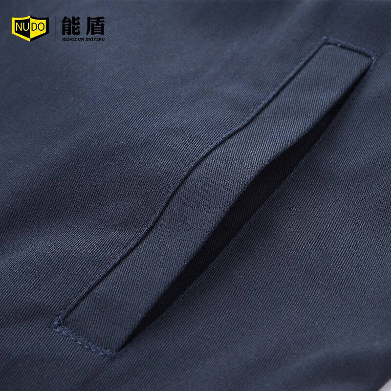 能盾春秋纯棉工作服男劳保服套装长袖劳动服厂服电焊工装工服棉CJ