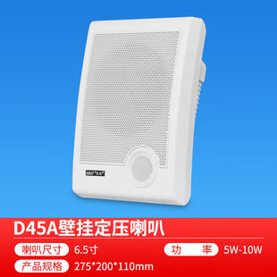 先科背景音乐音响嵌入式吊顶喇叭定压吸顶公共广播壁挂店铺音箱D4