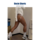 Shorts小众细带双丁裤 男士 性感镂空三角裤 Uncle 商务趣味低腰内裤