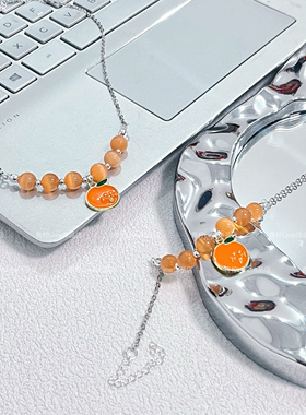 LIME |原创设计 范丞丞应援色猫眼石手串项链手工制作周边饰品