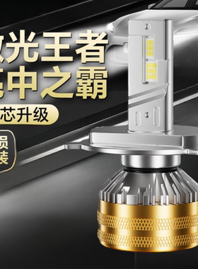 12Vled灯汽车大灯灯泡h1h7h490059006h11led大灯车灯超亮白光