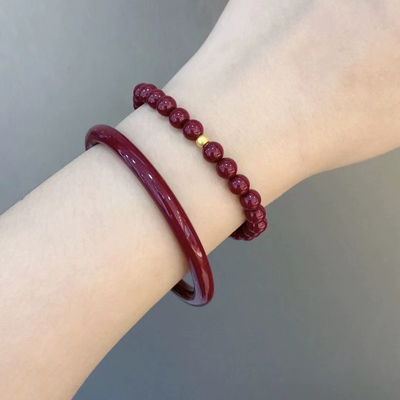 果果的直播间 福/禄/安/康心选紫金砂朱砂手串（可定制）