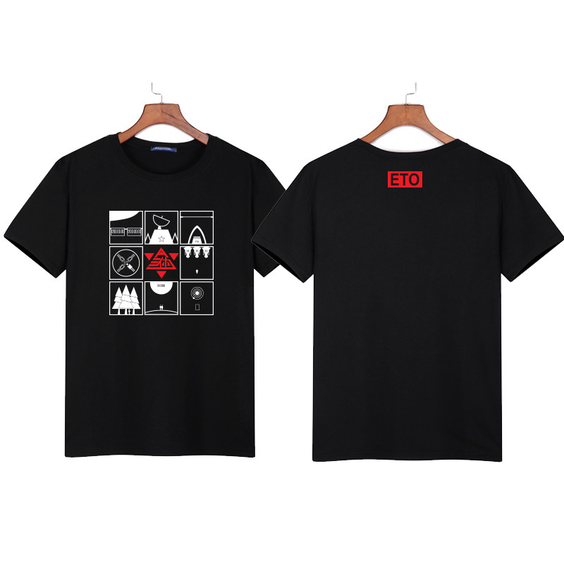 刘慈欣流浪地球小说三体eto组织周边科幻情侣短袖T恤纯棉衣服体恤