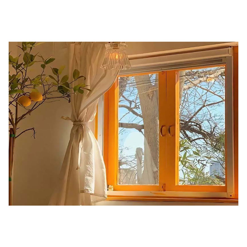 简约北欧窗户风景小清新艺术小众卧室横版ins装饰画画芯贴画海报