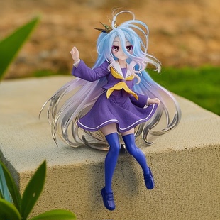 现货Taito Coreful 游戏人生 白 妹妹 猫耳校服 ver景品手办摆件