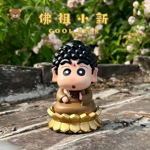 我佛慈悲新之助佛祖小新创意手办