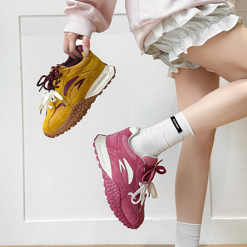 阿甘鞋内增高厚底运动休闲老爹鞋