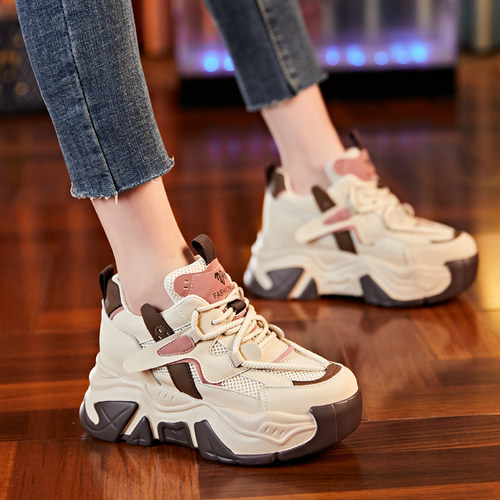 爆款内增高老爹鞋松糕厚底休闲鞋