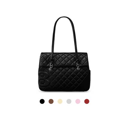 新年战包 2801“XXL机场大托特”康鹏菱格纹英伦风容量单肩双肩包