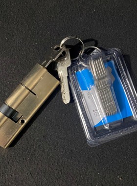 AB锁芯铜壳铜芯铁钥匙2+6钥匙入户门锁芯防盗门锁芯