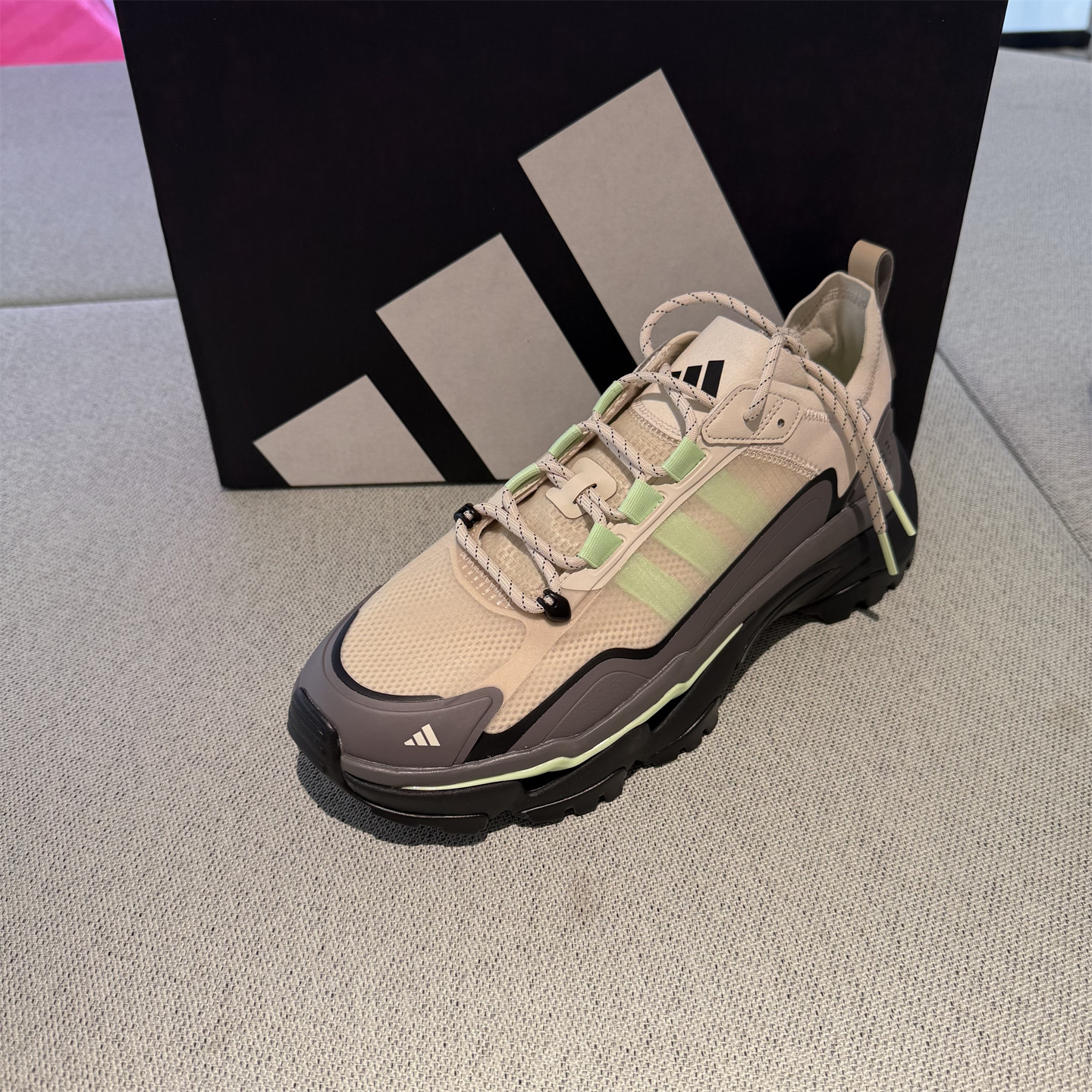 阿迪达斯男子运动老爹鞋跑步鞋