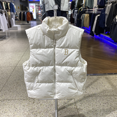 MLB男女情侣羽绒马甲鸭绒背心