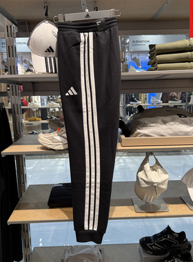 Adidas阿迪达斯男子加绒长裤25秋冬新款三条纹休闲运动卫裤JD1861