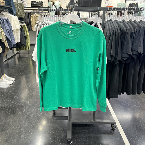 正品Nike/耐克男子简约百搭运动休闲卡通印花长袖T恤 FN0253-324