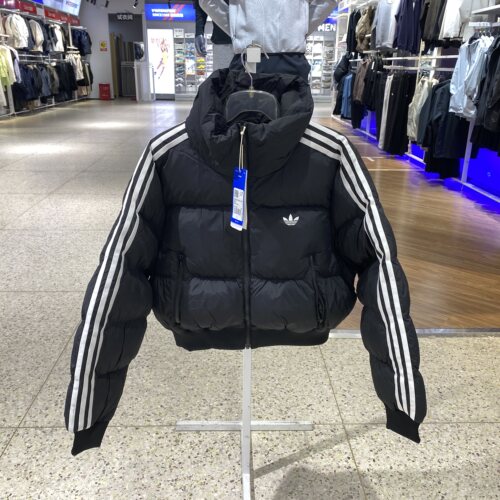 阿迪达斯三叶草新款运动休闲棉服