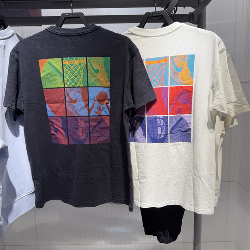 耐克男子篮球T恤纯棉短袖