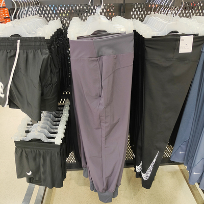 正品Nike耐克梭织长裤女裤透气夏季裤跑步运动裤九分裤DV9454-015