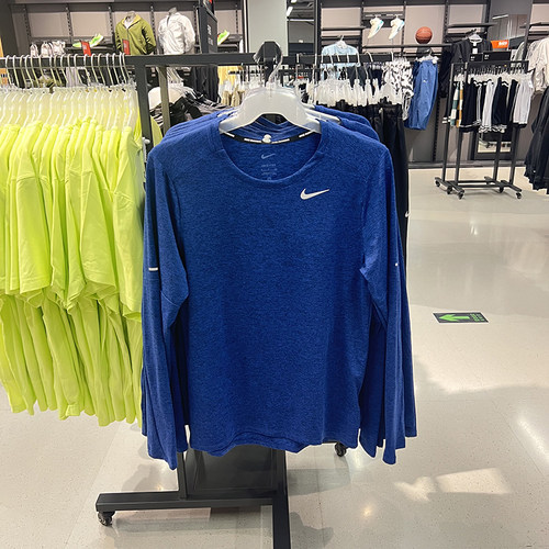 正品Nike/耐克 男子秋冬跑步运动训练健身速干透气长袖DD4755-451