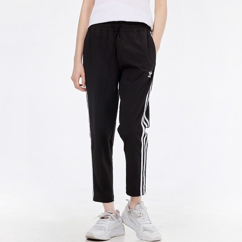 Adidas/阿迪达斯三叶草Track Pants女子运动小脚长裤九分裤GK6169