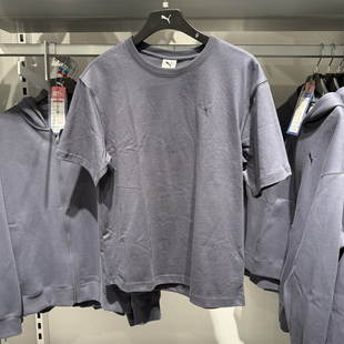 PUMA彪马男女短袖 新款 纯棉宽松T恤运动休闲上衣632978 2025夏季