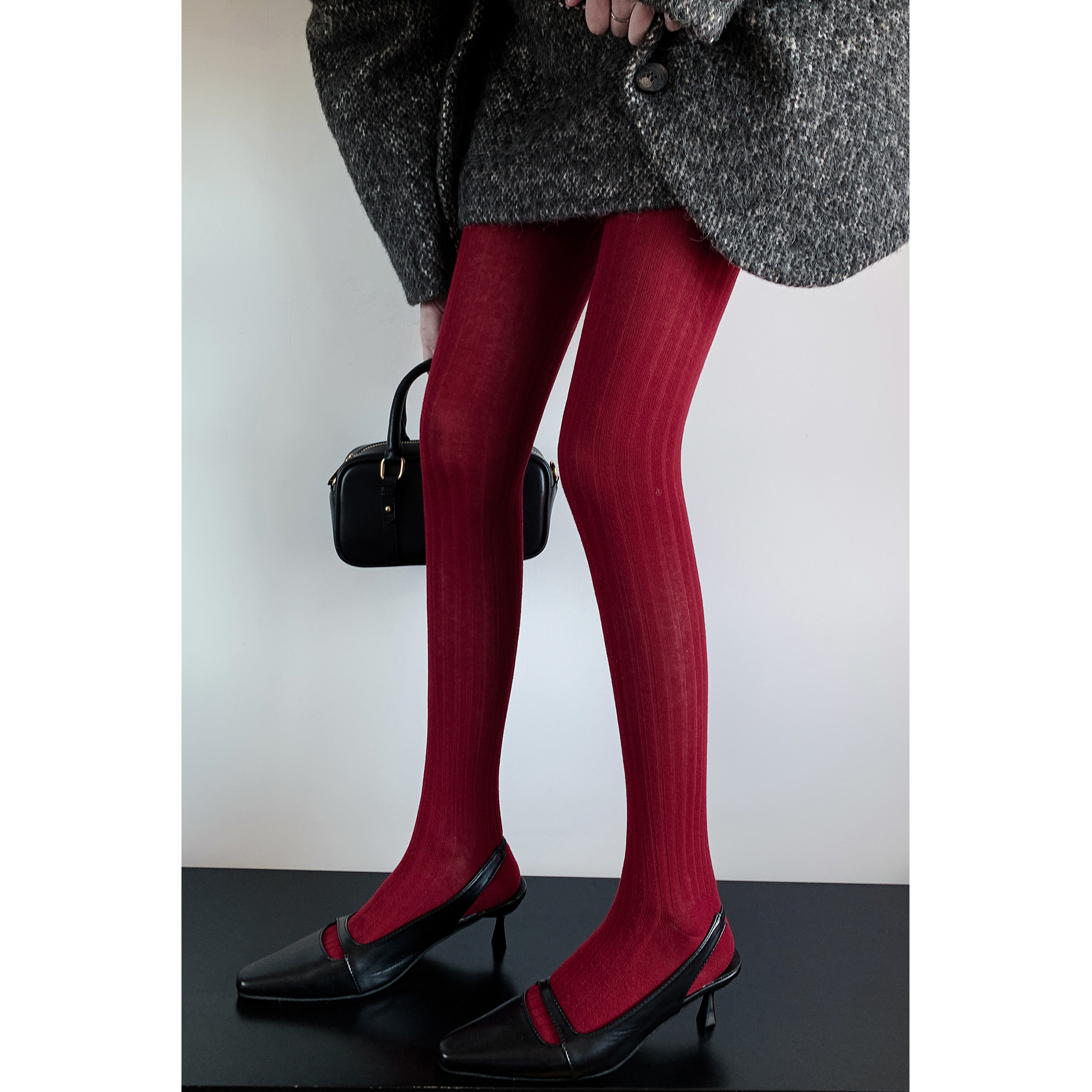 圣诞节红色氛围感连裤袜女秋冬本命年喜庆棉竖条螺纹显瘦打底裤袜,女士内衣/男士内衣/家居服,连裤袜/打底袜,淘宝优惠券,粉丝福利购,淘宝优惠卷