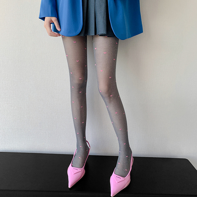 甜美芭蕾舞风粉紫爱心