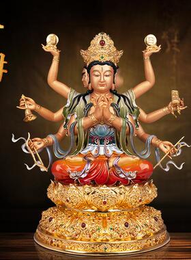 铜斗姆元君神像道家圆明道姥天尊