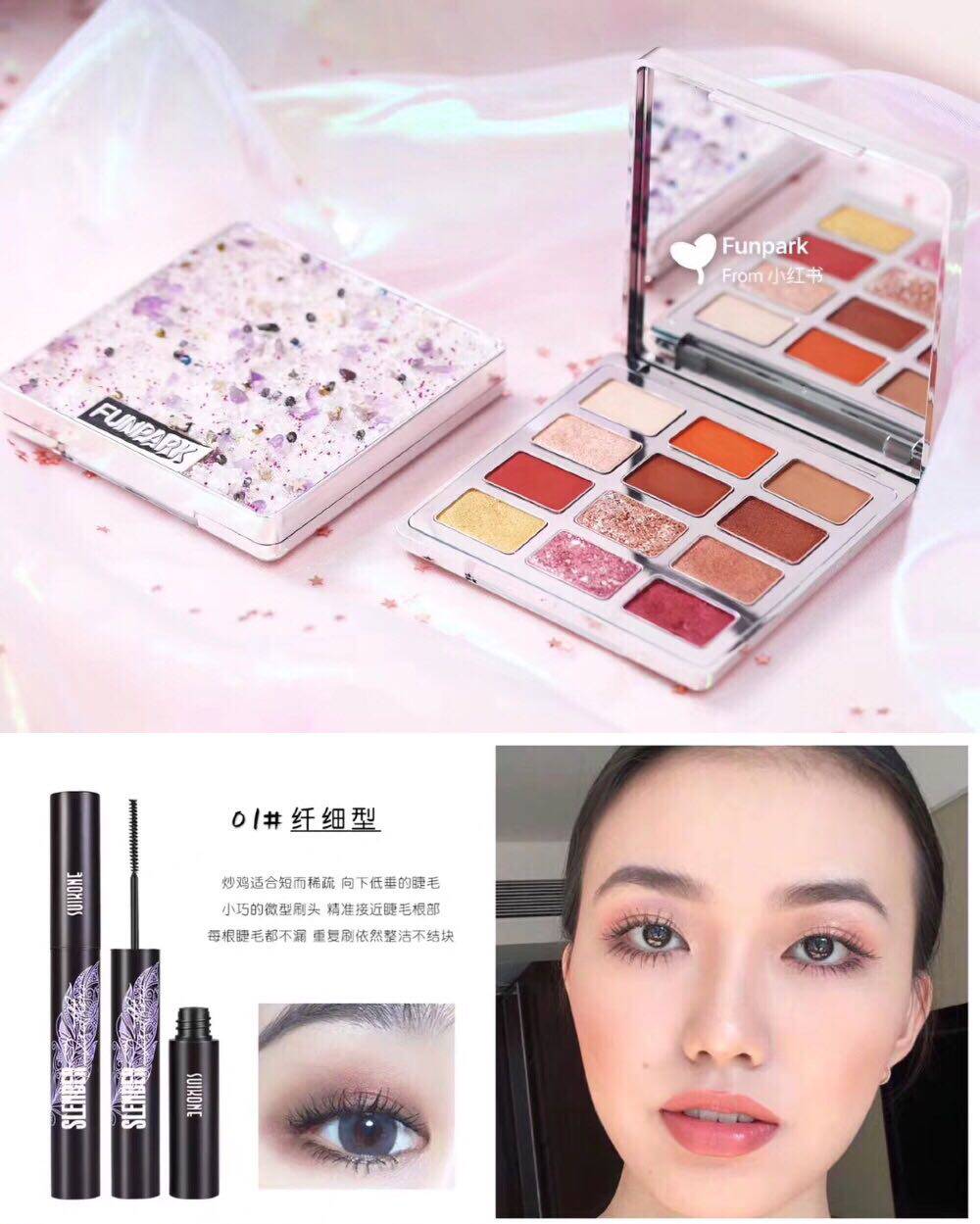 FUNPARK 人鱼姬梦幻缤纷眼影 下单送羽毛睫毛膏|msdalam kategori Alat solek/minyak wangi/kecantikan, Pembayang mata - dari Buy2taobao.com untuk memberikan perkhidmatan ejen Taobao profesional membeli