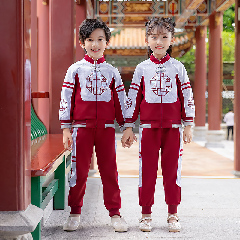 春秋幼儿园园服学生班服运动套装