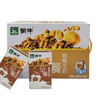 蒙牛早餐奶250ml*16核桃牛奶