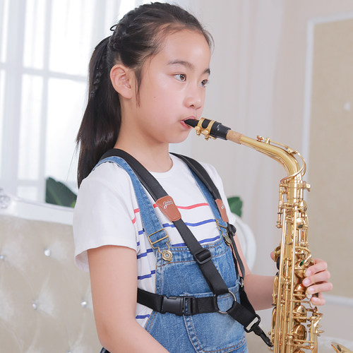 双肩萨克斯背带脖带加厚成人儿童