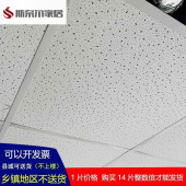 办公室吊顶材料矿棉板600x600防火防潮吸音板60x60规格石棉天花板