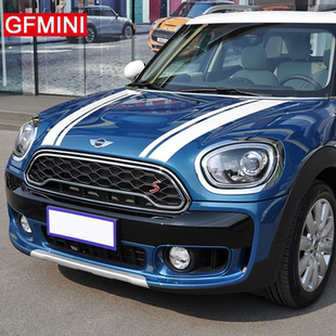 Cooper 适用于宝马MINI新一代2017 f60引擎盖拉花贴纸车贴纸