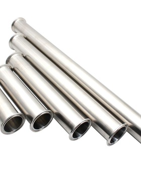 SS304卫生级不锈钢直通管接头快装管接头卡箍等径直管3A 外贸产品