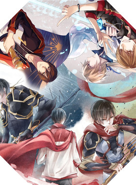 全职高手神装千机伞叶修折叠晴雨伞动漫周边二次元男女学生礼物品