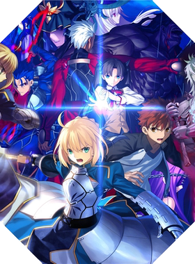 fate动漫雨伞黑胶布晴雨两用折叠伞二次元咕哒子盾娘fgo贞德周边