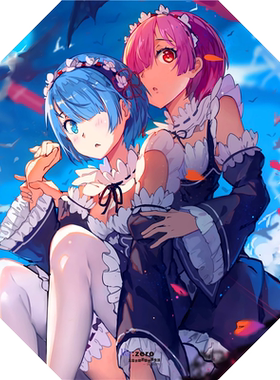 从零开始周边拉姆雷姆动漫学生晴雨伞两用伞学生二次元周边