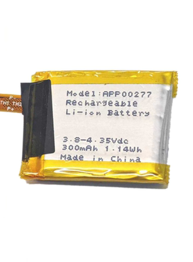 适用于APack APP00277手表电池300mah 1lCP4/24/28全新电池