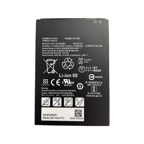 适用于三星Galaxy Tab Active5 5G平板电池SM-X306B EB-BX306GBY