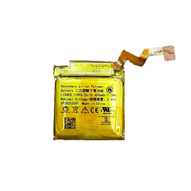 适用于Ticwatch C2 出门问问手表电池 SP502626SF 400mAh 3.85V