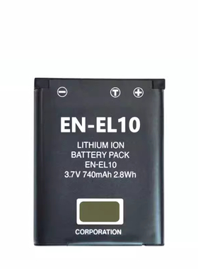 适用尼康CoolPix S60 S80 S200 S210 S220 S230 S225电池EN-EL10