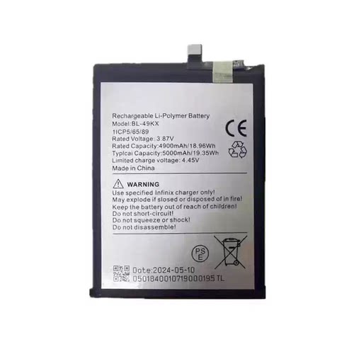 适用于传音Infinix Note12pro 5G版 X671B手机电池BL-49KX