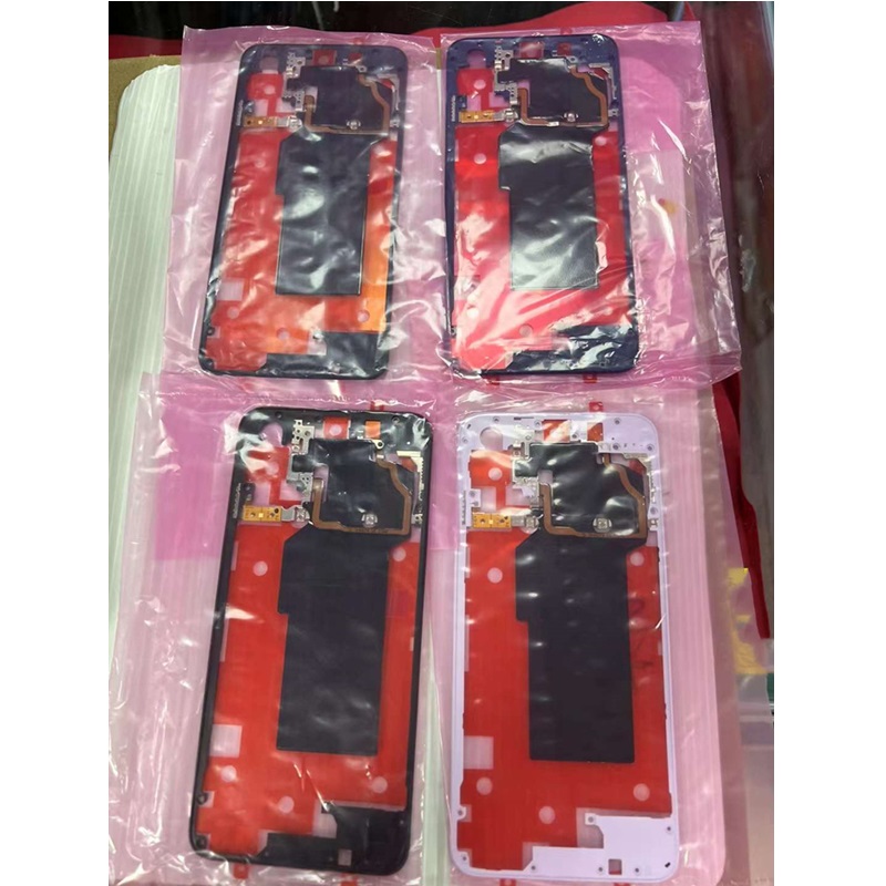 适用华为荣耀20 20S后盖支架 中框边框支架NFC排线主板散热石墨烯