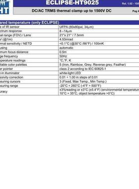 意大利   9025 DATA LOGGER功能的AC/DC电流钳
