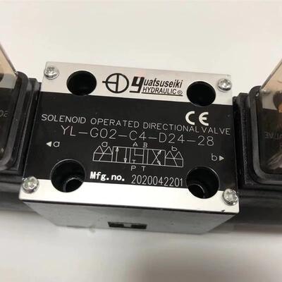 台湾油力Yuatsuseiki液压YL-G02-C4-D24-28/B2 3C4 3C6液压电磁阀